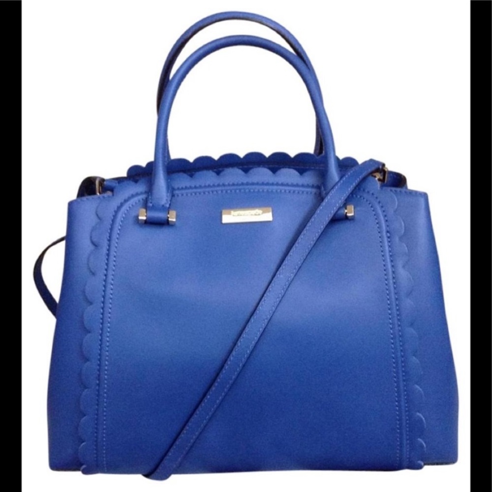 Kate Spade Scallop Blue Purse